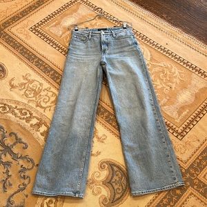 Wide leg jeans